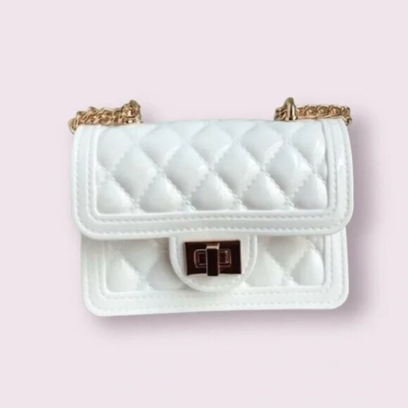 Urban Planet Handbags - White Jelly Quilted Bag
